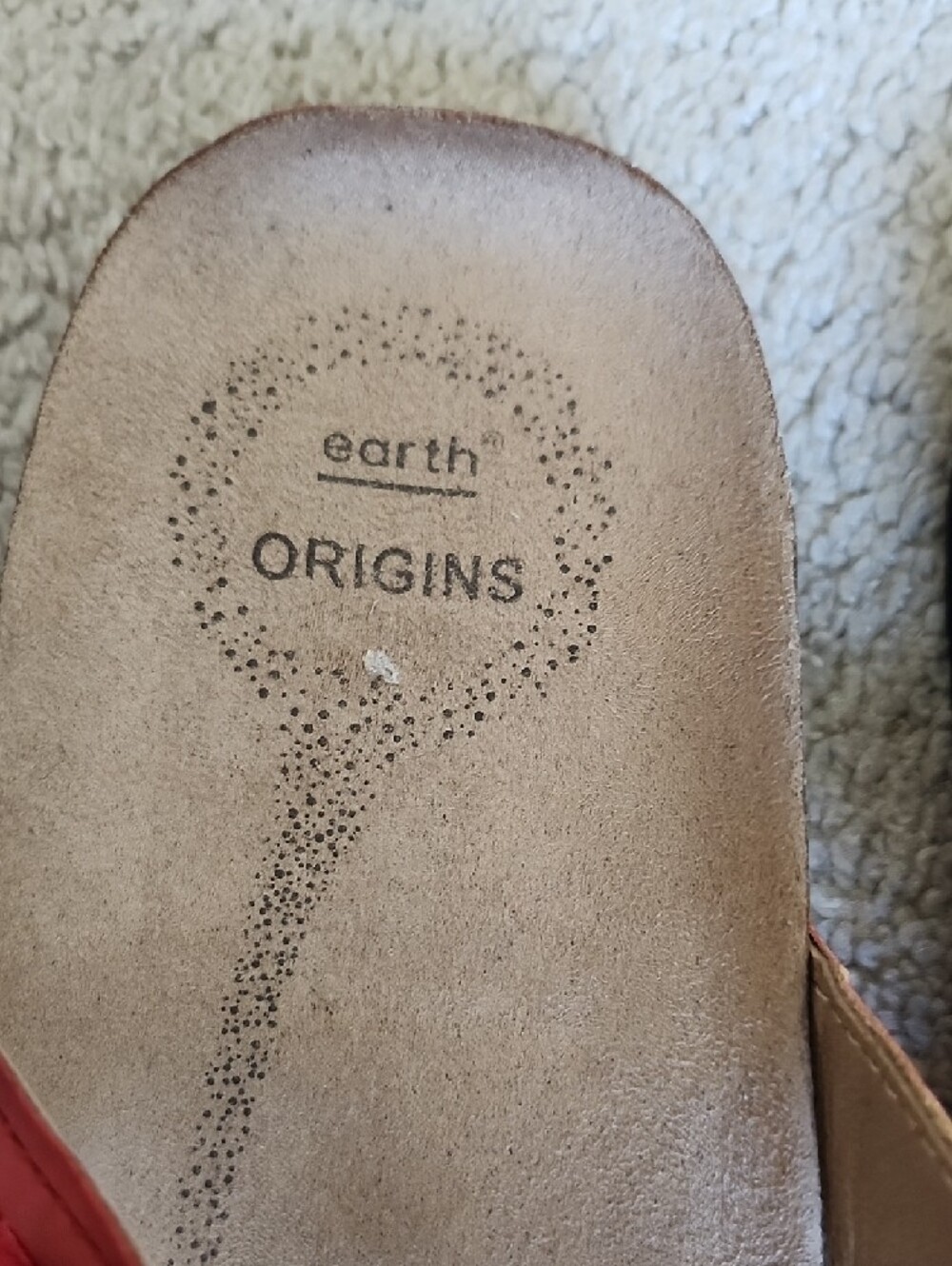 Earth Origins Coral Triple-Strap Braided Sandals B. - Picture 2 of 6